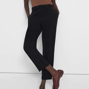 EUC Theory Treeca 2 Pant Admiral Crepe - Black Size 6